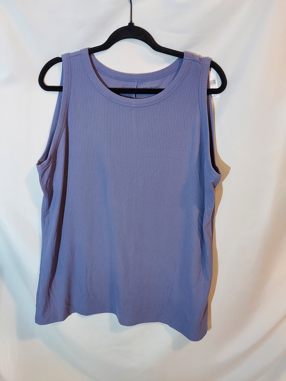 Lane Bryant Lavender Stretchy Soft Ribbed Tank NWT